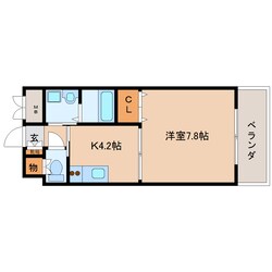 近鉄奈良駅 徒歩7分 3階の物件間取画像